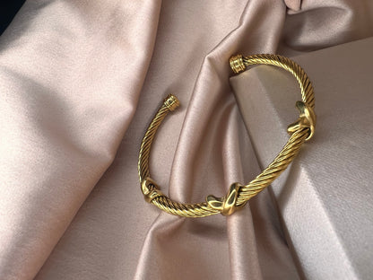 Gold Cable Bracelet