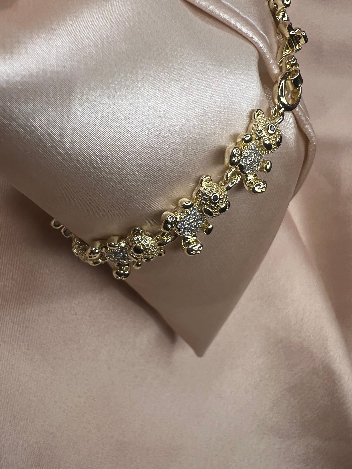 Icy Teddy Bear Bracelet