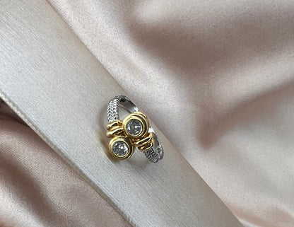 Two-Tone Renaissance Ring