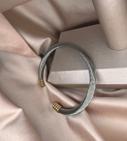 Silver Cable Bracelet