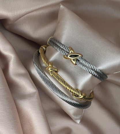 Silver Cable Bracelet