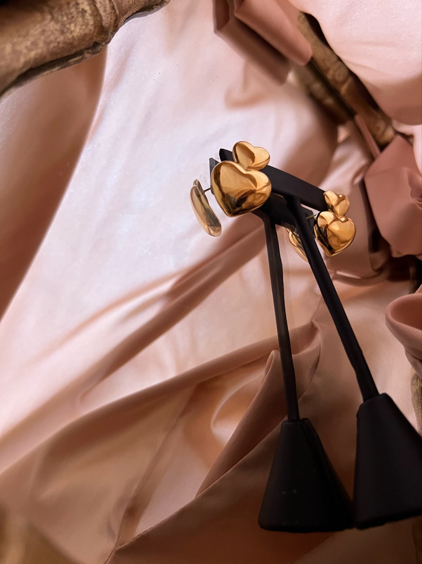 Double Heart Earrings