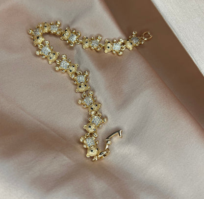 Icy Teddy Bear Bracelet