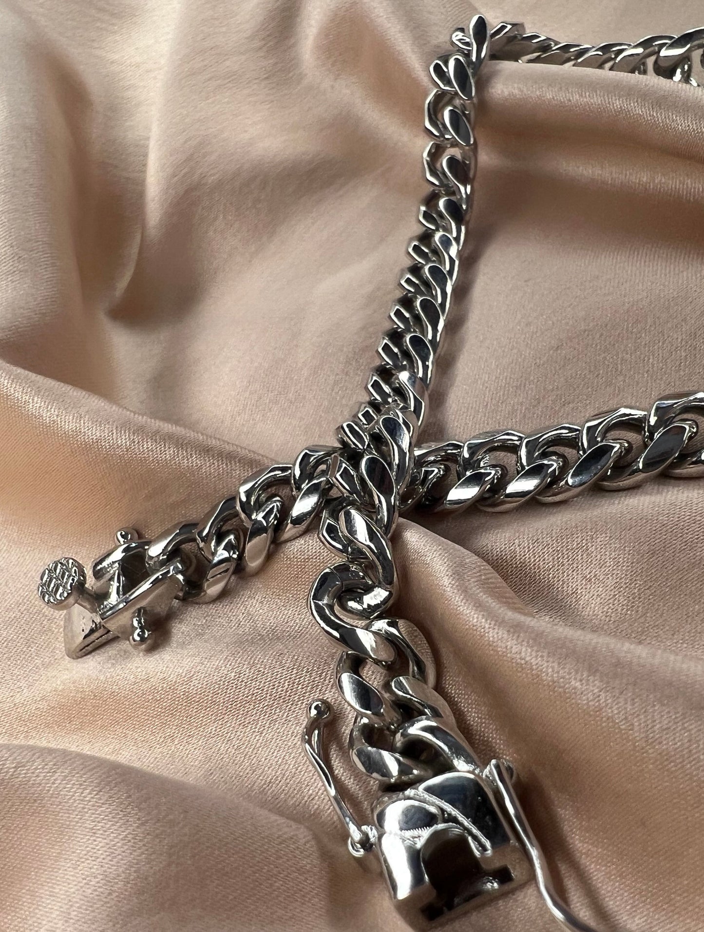 Solid Cuban Link Anklet