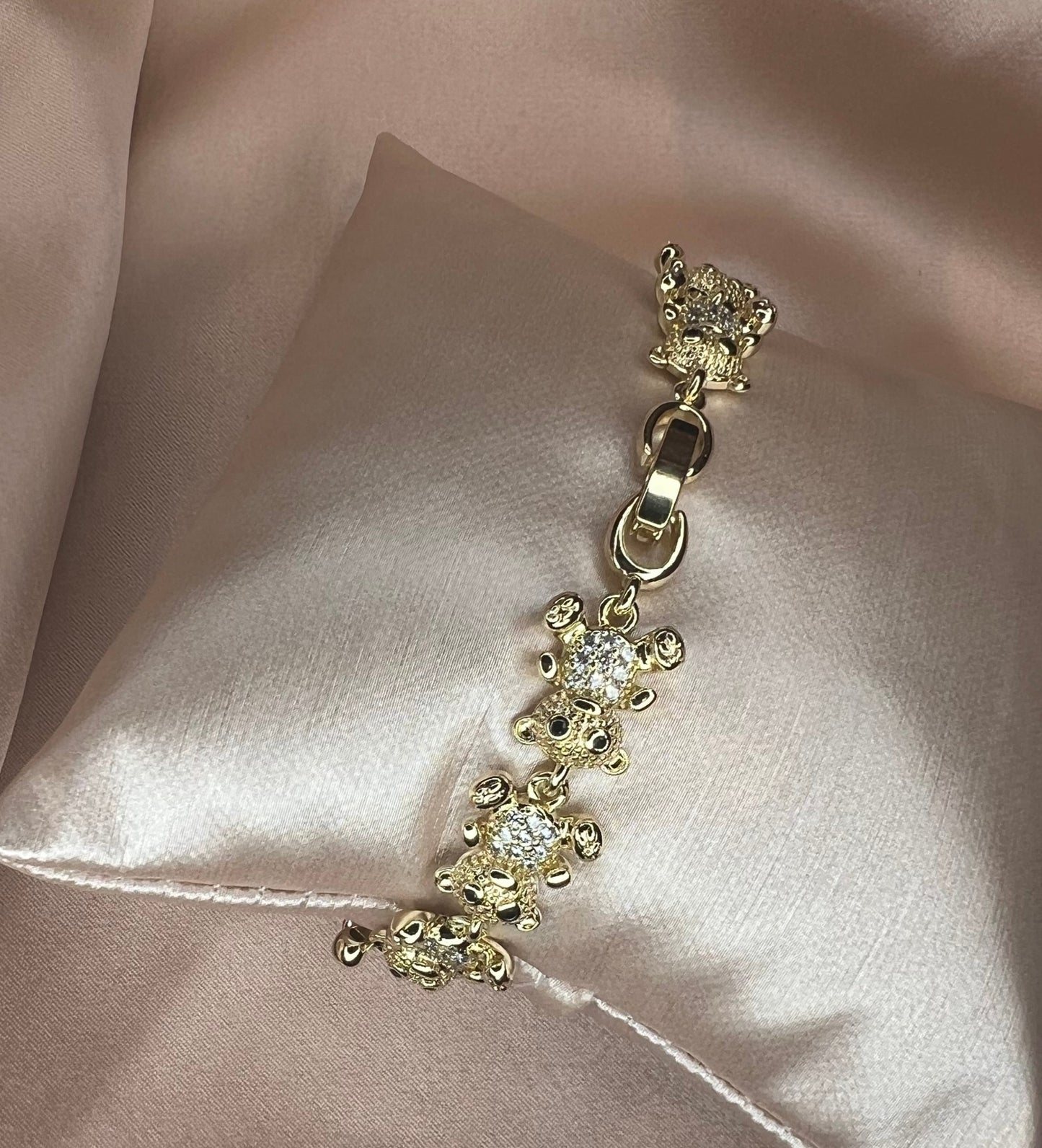 Icy Teddy Bear Bracelet