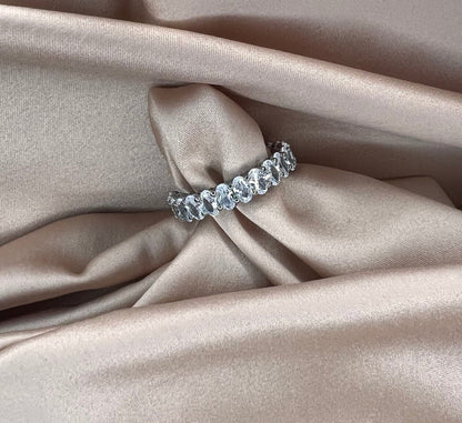 Oval Cut Baguette Ring