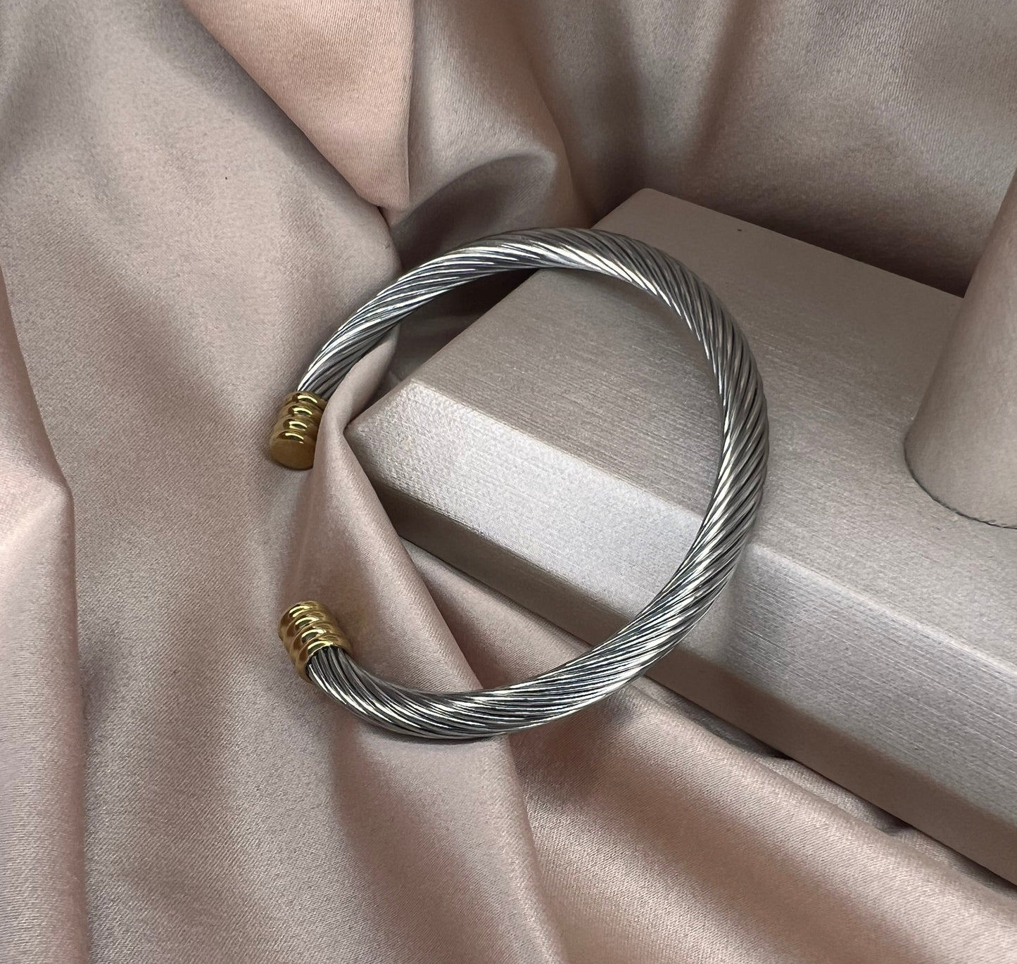 Silver Cable Bracelet