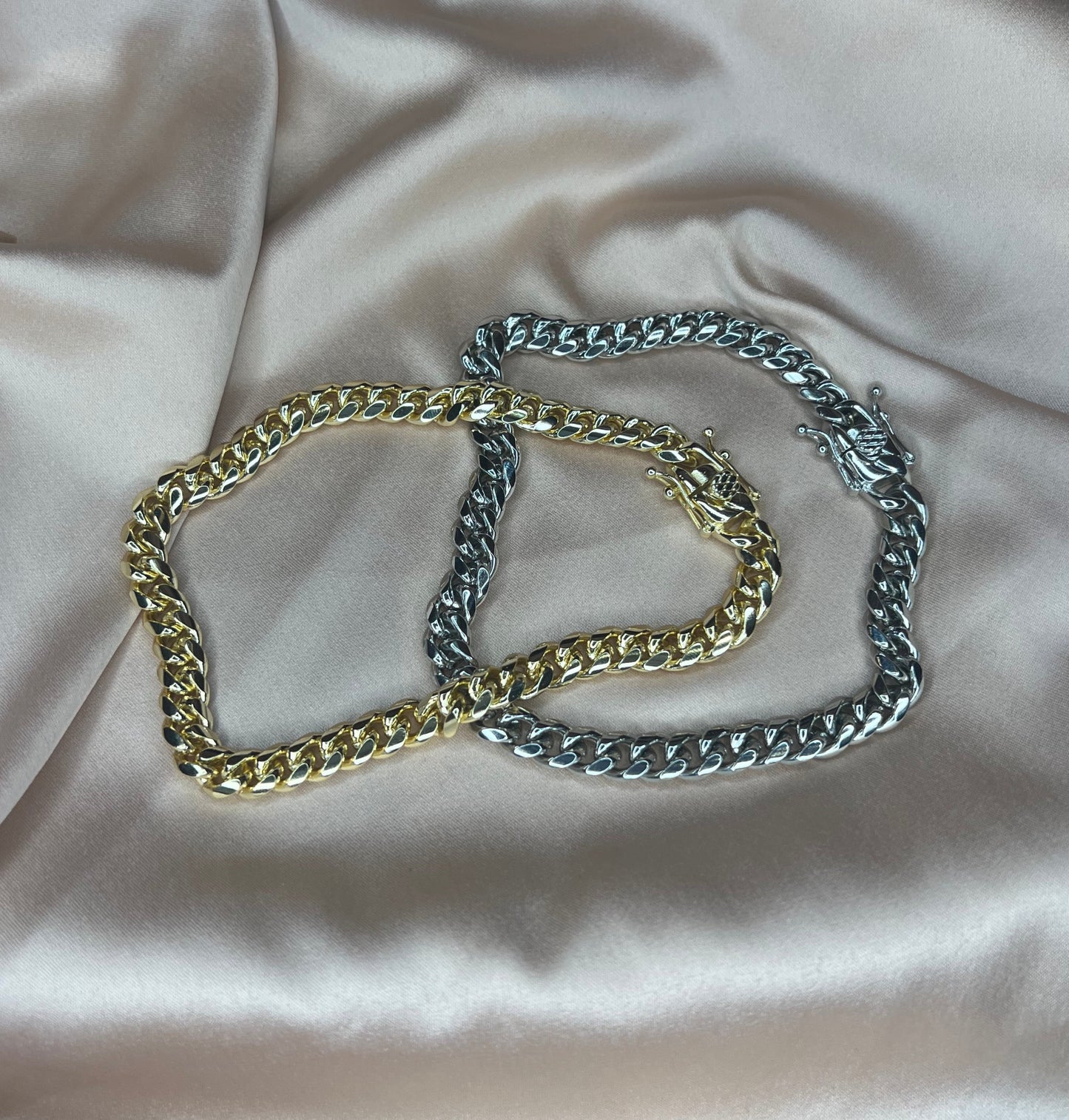 Solid Cuban Link Anklet