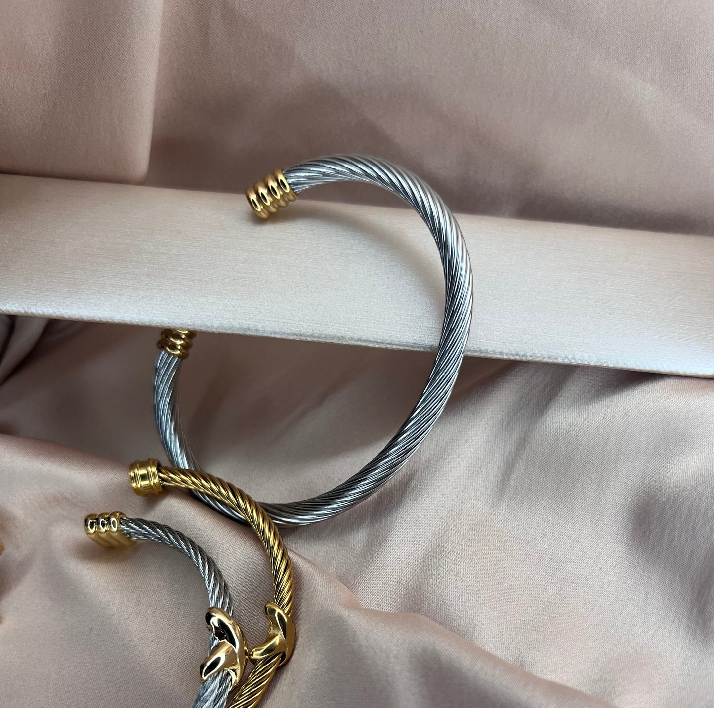 Silver Cable Bracelet