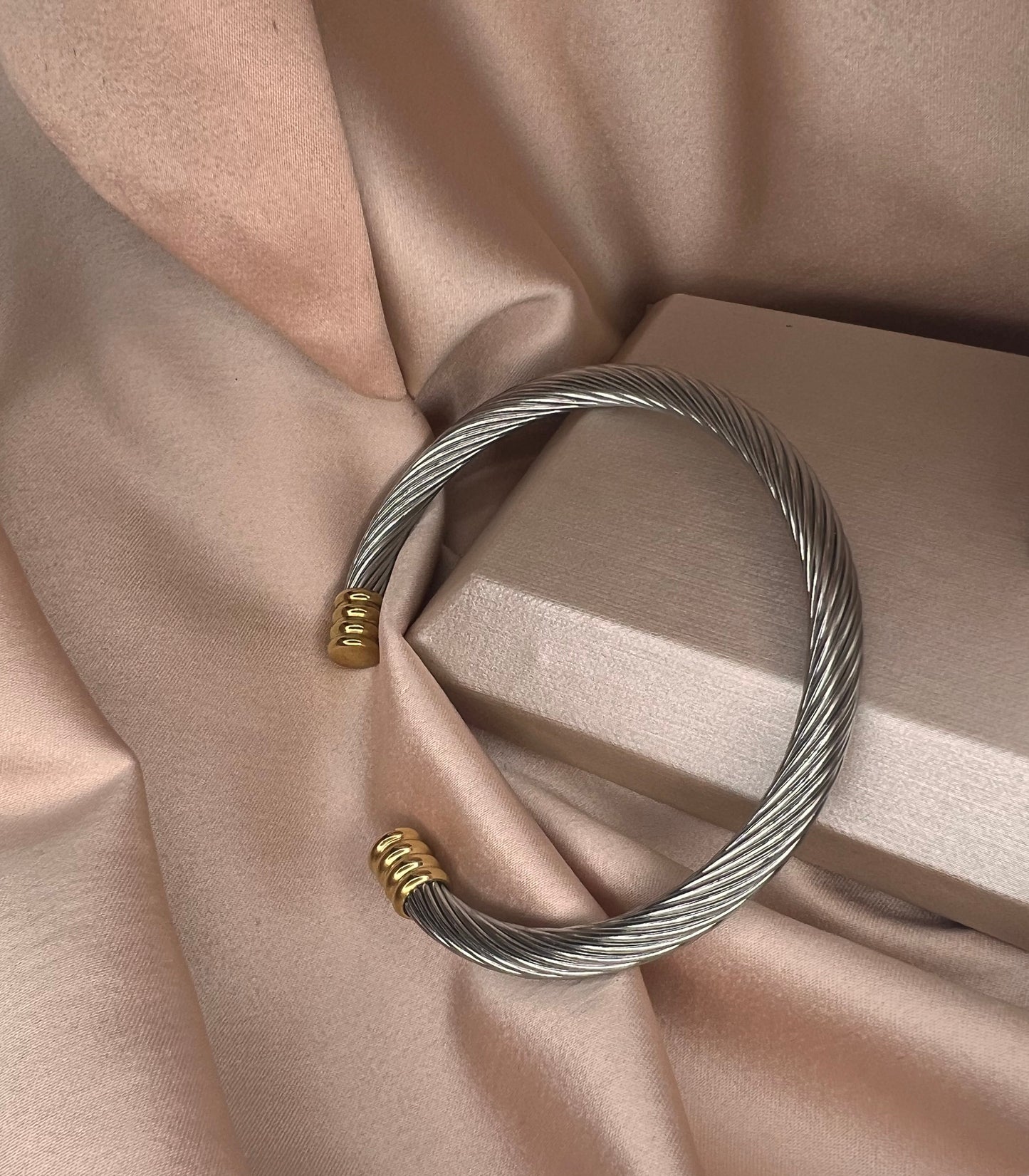 Silver Cable Bracelet